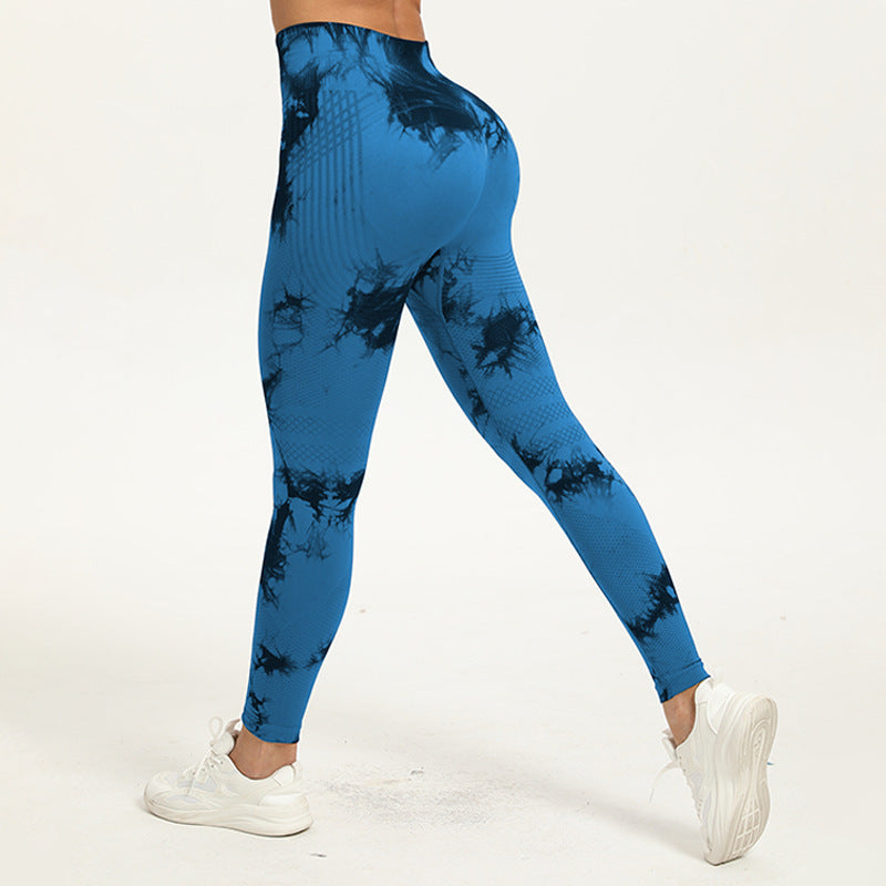 Seamless lifting buttocks yoga pants