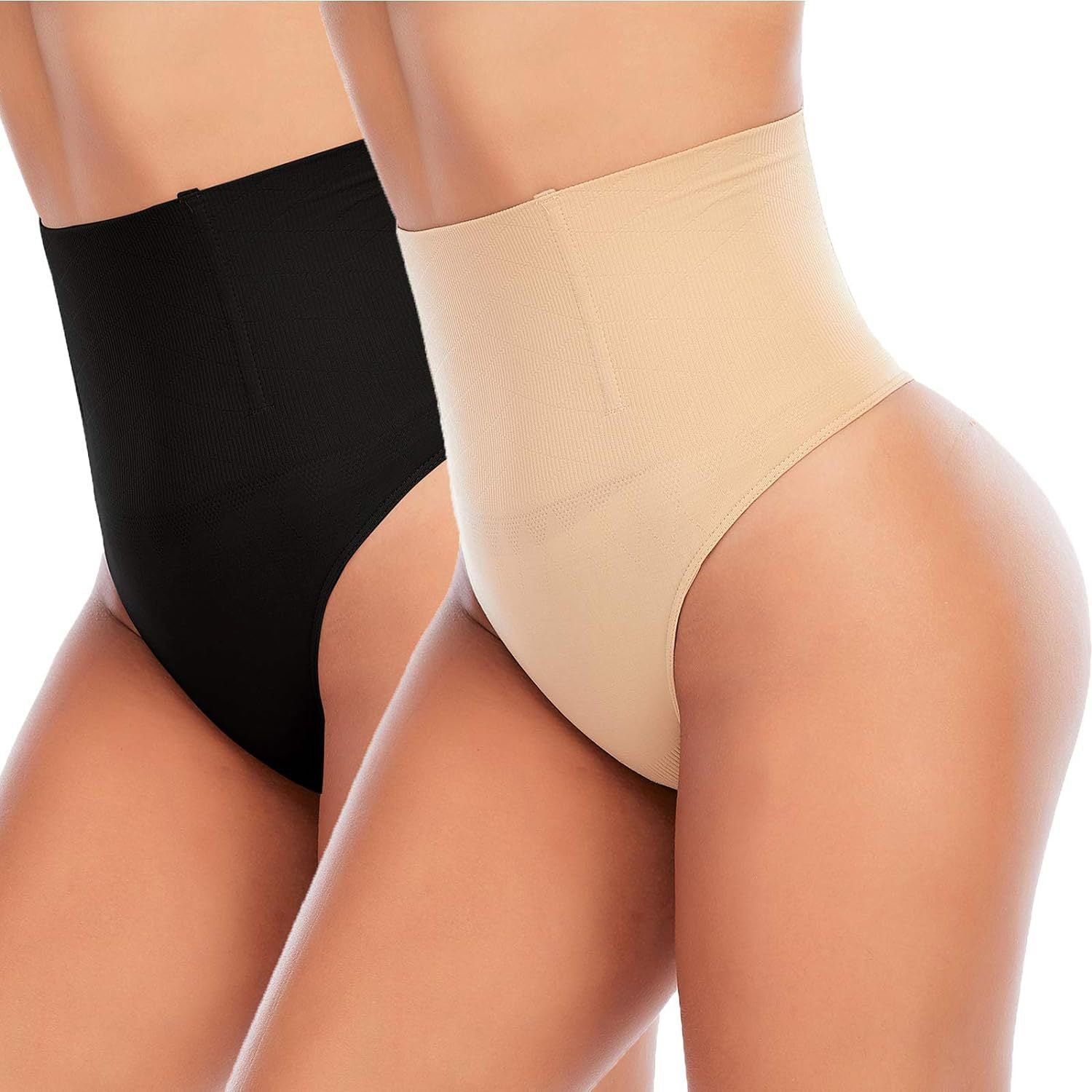 Seamless mid-rise tummy-revealing pants