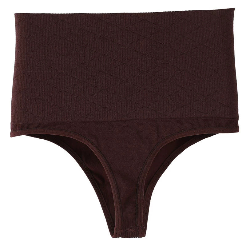 Seamless mid-rise tummy-revealing pants