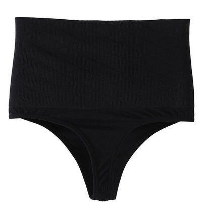 Seamless mid-rise tummy-revealing pants