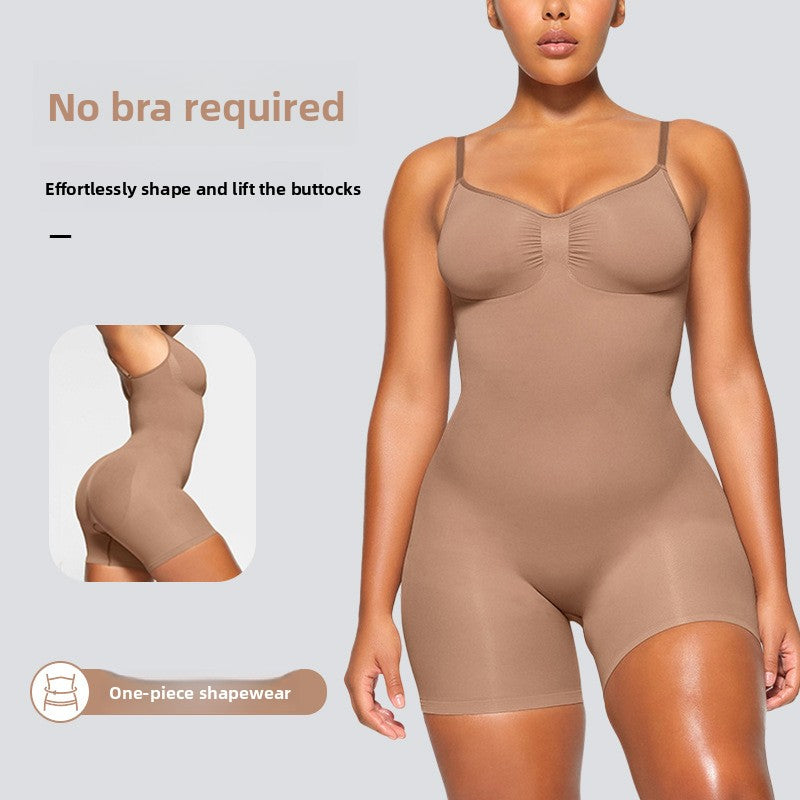 Seamless Nylon Bodysuit for Body Shaping