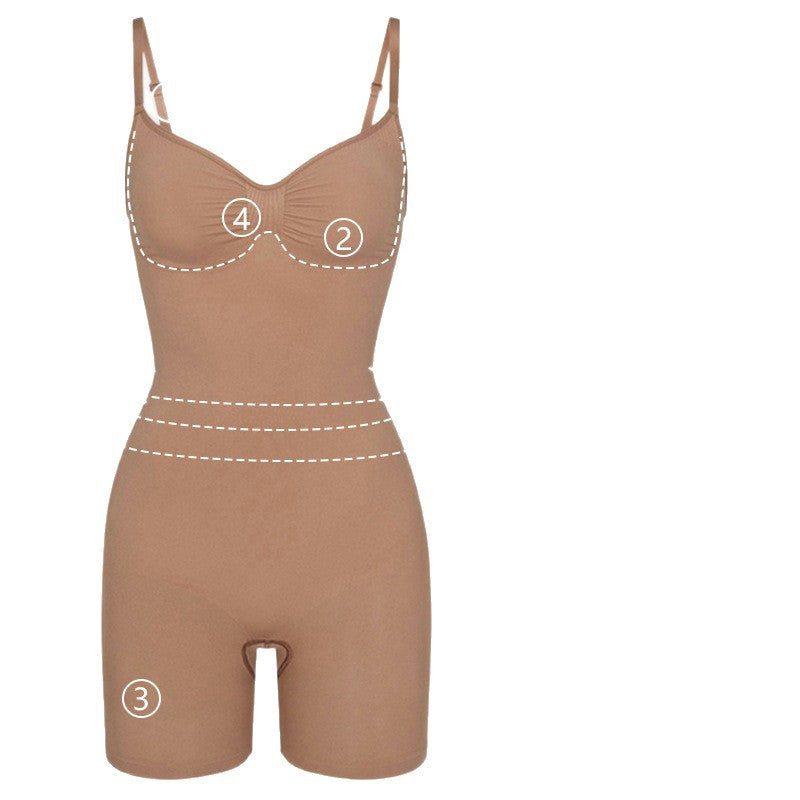 Seamless Nylon Bodysuit for Body Shaping