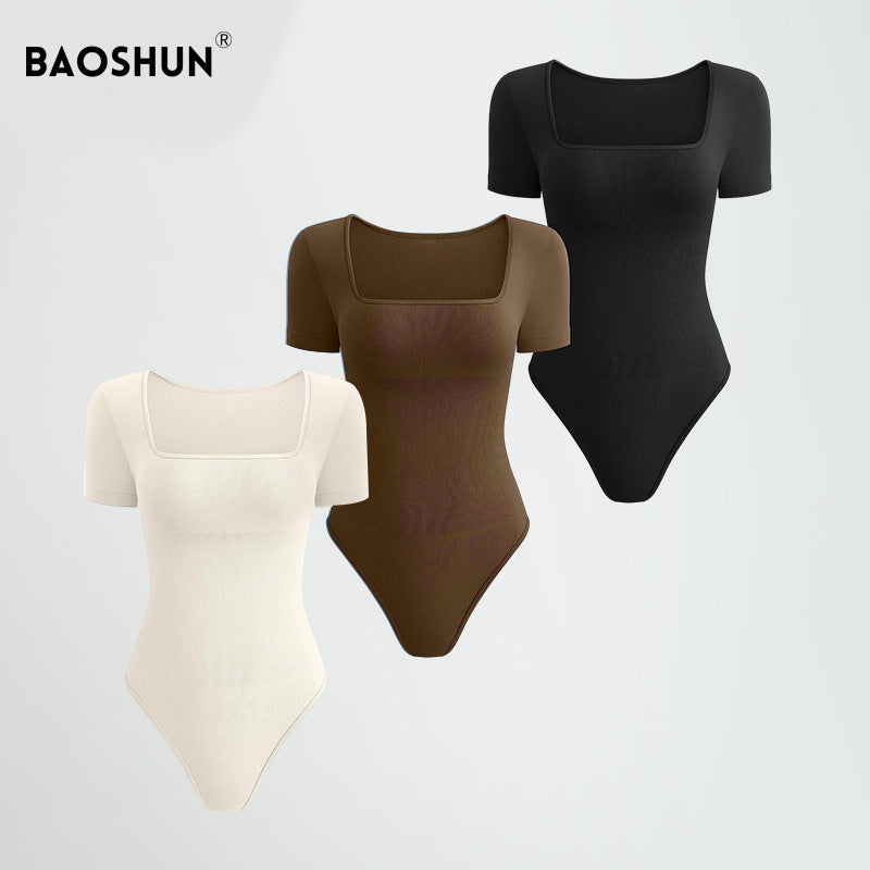 Seamless one-piece yoga wear without chest pads