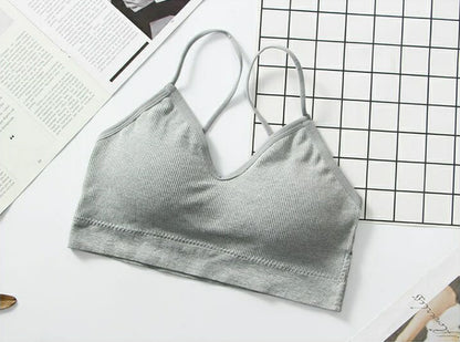 Seamless plus-size women's backless vest