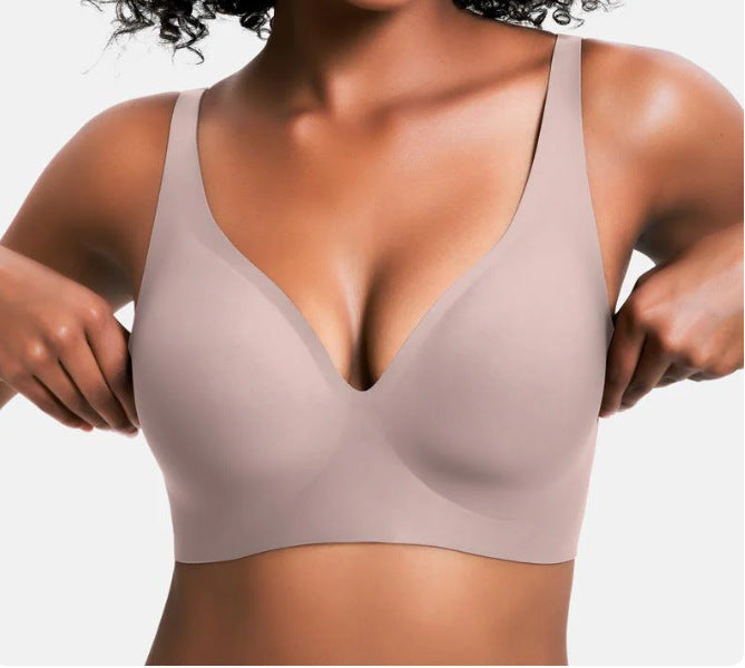 Seamless push-up bra