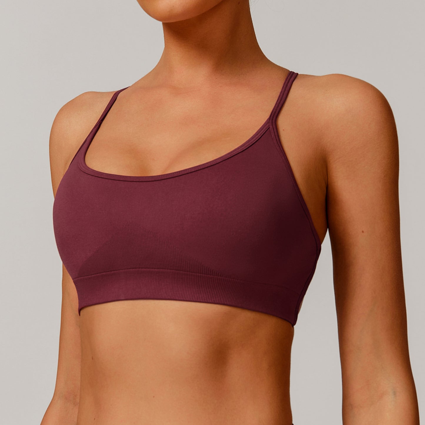 Seamless Quick-Dry Yoga Bra for Women - Fitness Running Sports Top