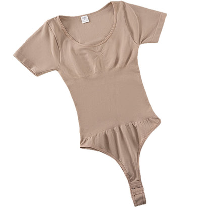 Seamless Shaping Bodysuit with Adjustable Clasp
