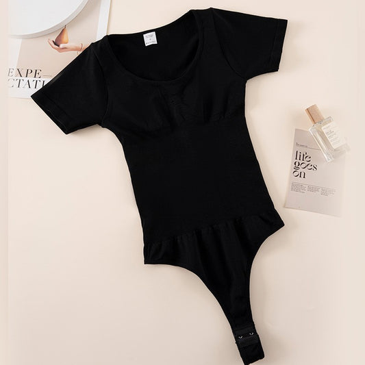 Seamless Shaping Bodysuit with Adjustable Clasp