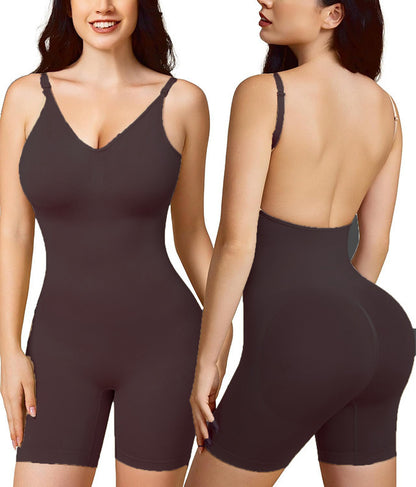 Seamless Shaping Bodysuit with U-Back and Tummy Control