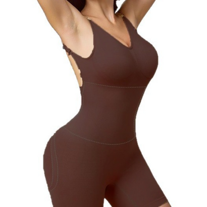 Seamless Shaping Bodysuit with U-Back and Tummy Control