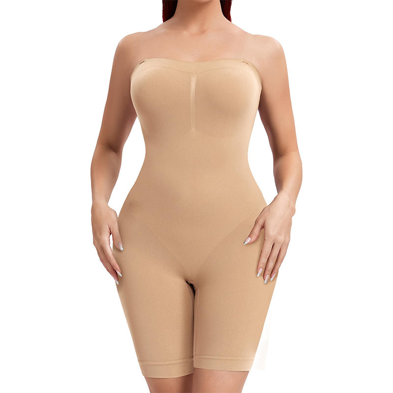 Seamless Shaping Jumpsuit with Detachable Straps