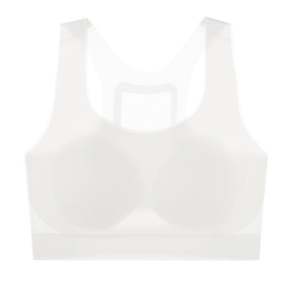 Seamless shockproof sports bra for students