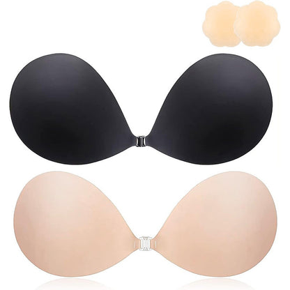 Seamless Silicone Push Up Strapless Bra