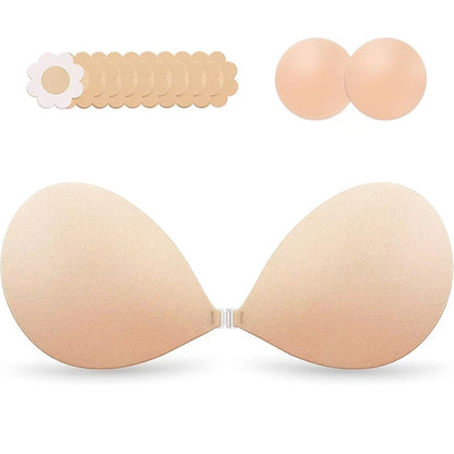Seamless Silicone Push Up Strapless Bra
