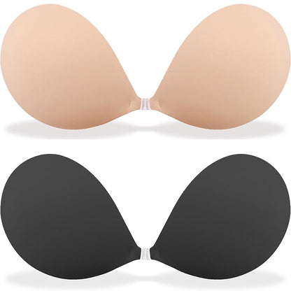 Seamless Silicone Push Up Strapless Bra