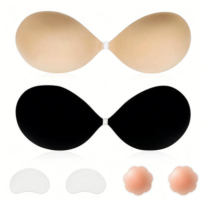 Seamless Silicone Push Up Strapless Bra