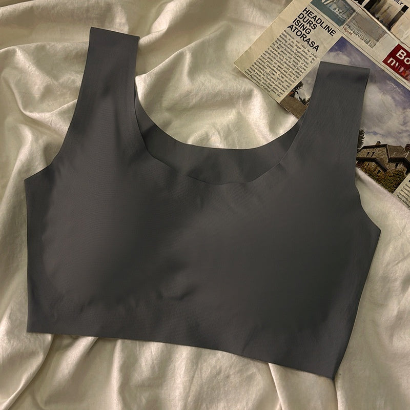 Seamless Sports Bra with Vest Back
