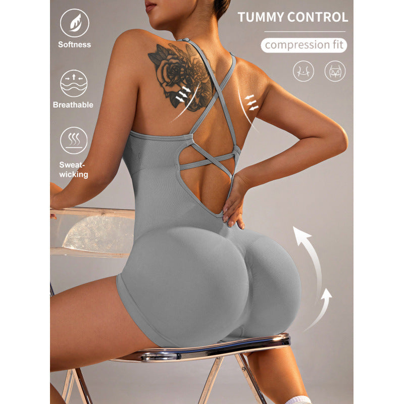 Seamless Sports Jumpsuit for Women