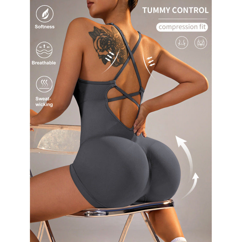 Seamless Sports Jumpsuit for Women