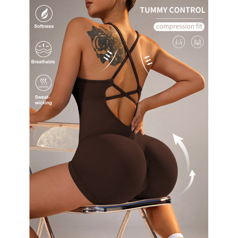 Seamless Sports Jumpsuit for Women