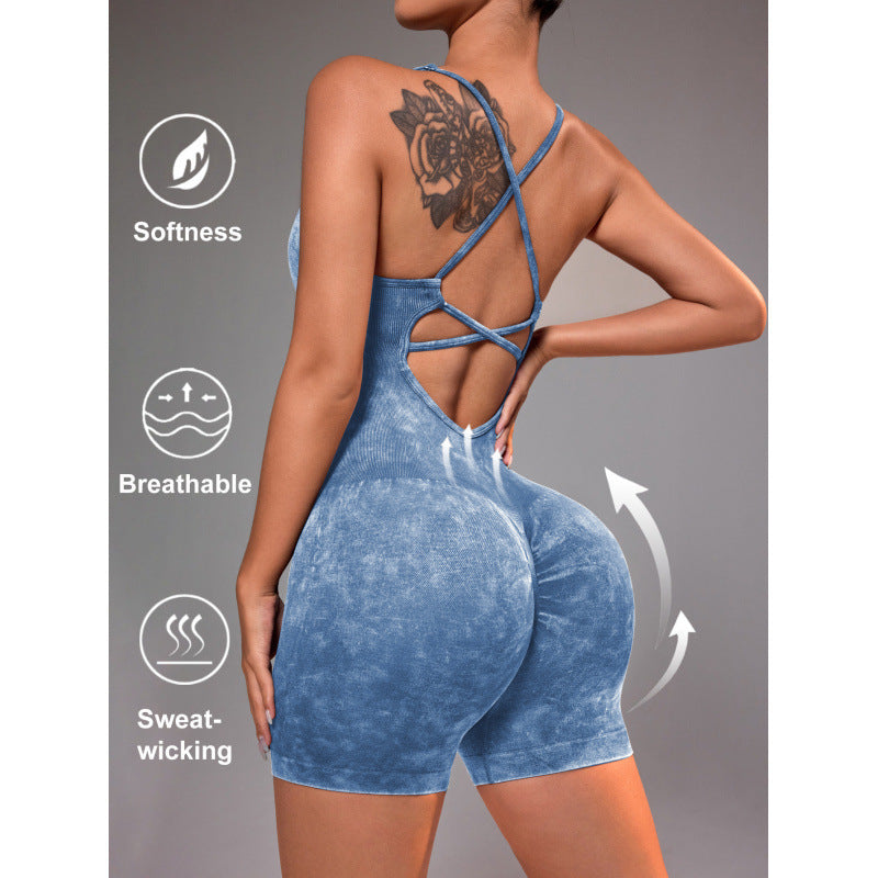 Seamless Sports Jumpsuit for Women