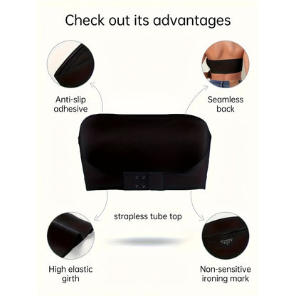 Seamless Strapless Wireless Bra