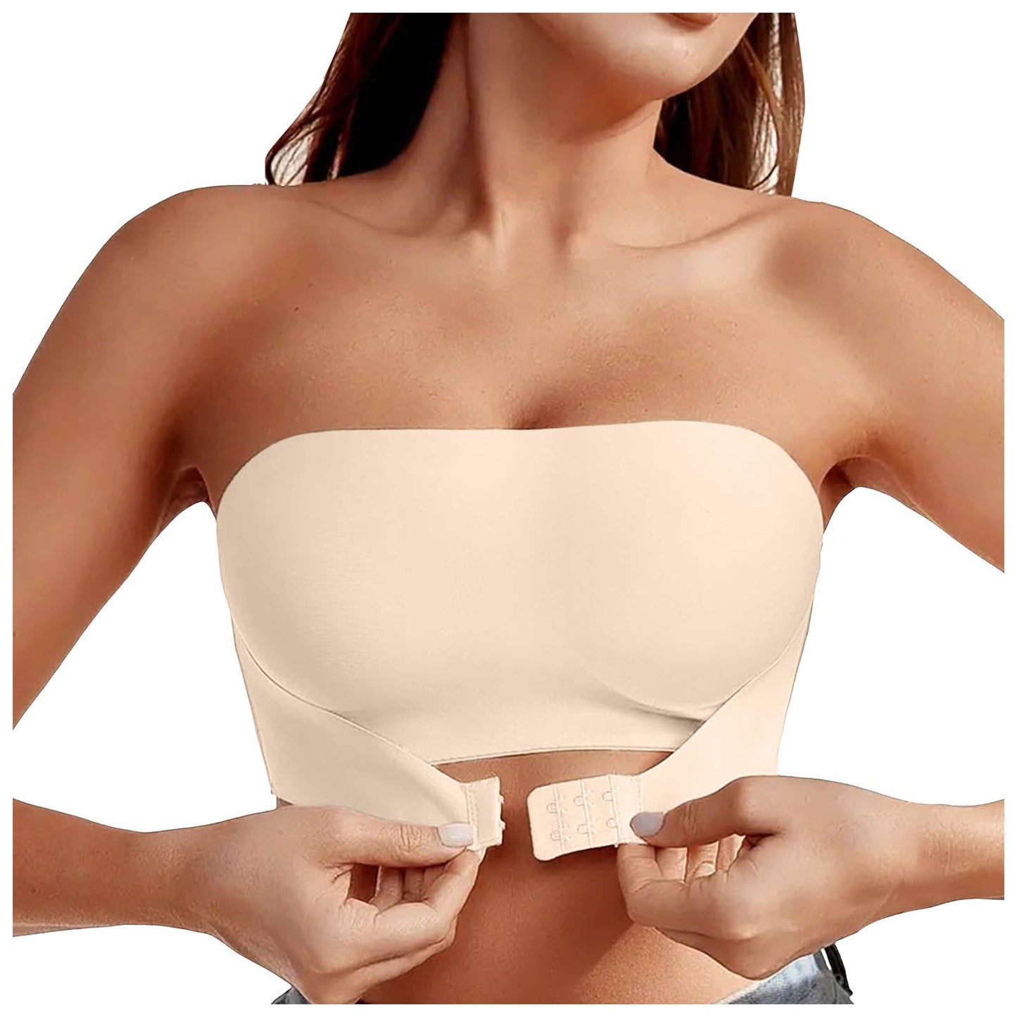 Seamless Strapless Wireless Bra