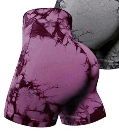 Seamless Tie-Dye Sport Skinny Triple Pants