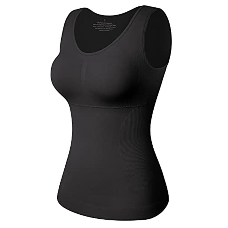 Seamless tummy control sports bra