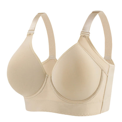 Seamless Underwire Bra with Lift and Support