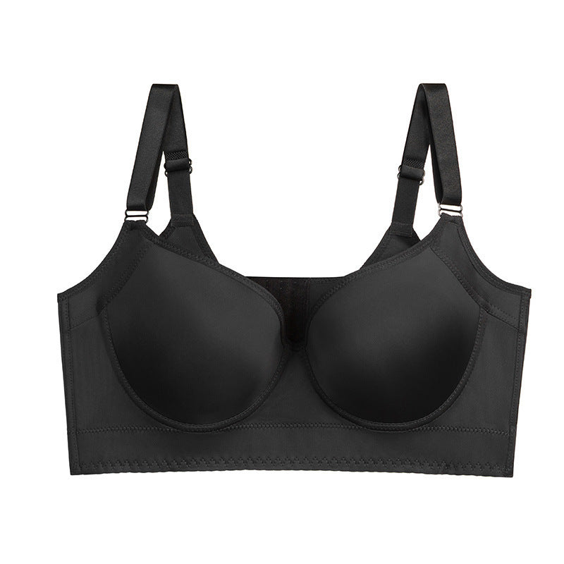 Seamless Underwire Bra with Lift and Support