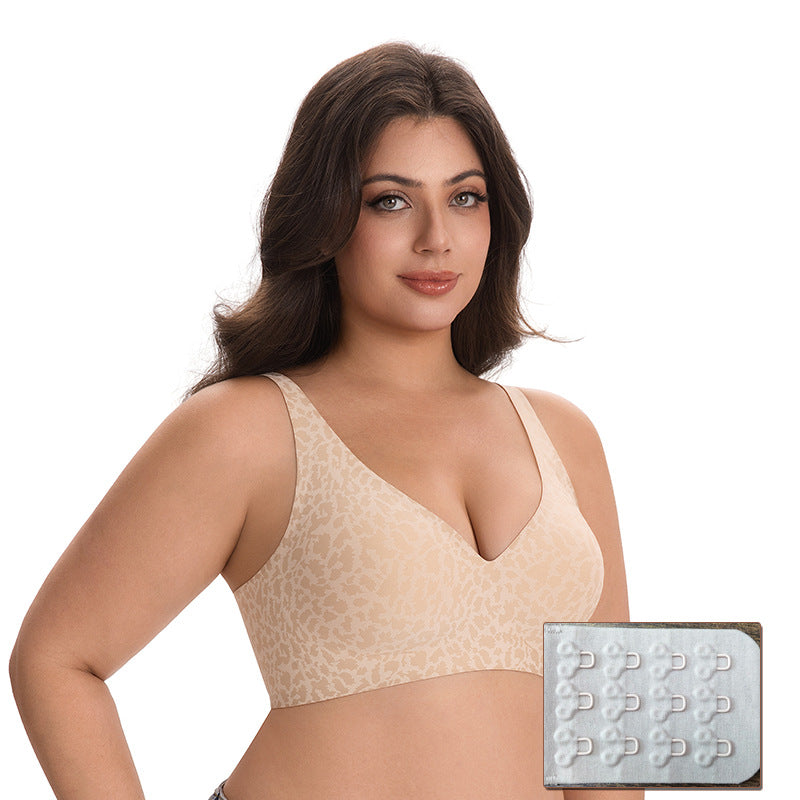Seamless, wire-free comfortable full-coverage bra