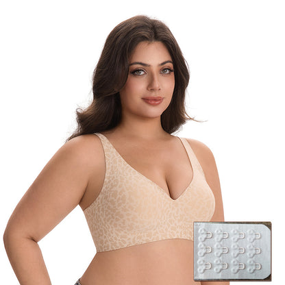 Seamless, wire-free comfortable full-coverage bra
