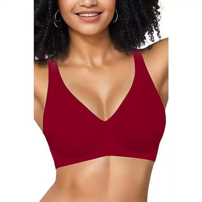 Seamless Wire-Free Deep V Bra