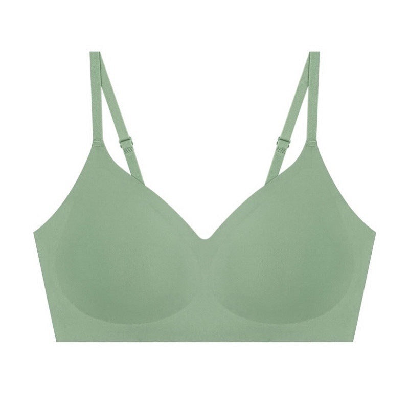 Seamless Wireless Bra with Thin Pads
