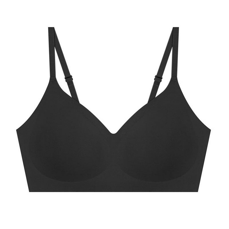 Seamless Wireless Bra with Thin Pads