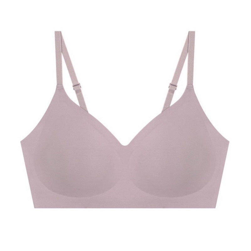 Seamless Wireless Bra with Thin Pads