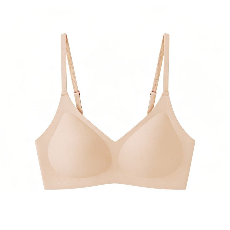 Seamless Wireless Bralette with V-Neck