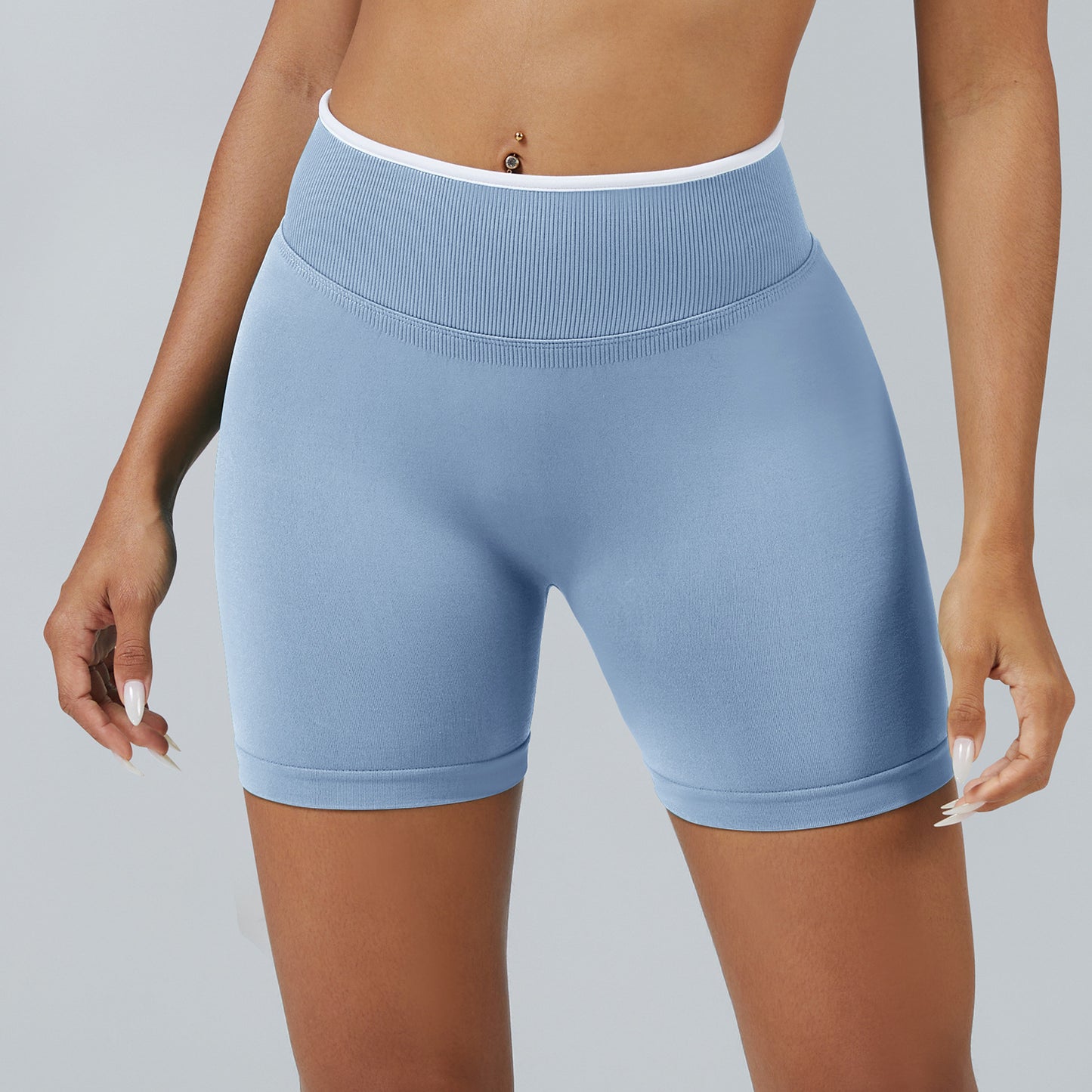 Seamless Yoga Fitness Shorts