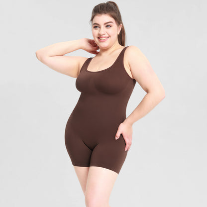 Seamless Yoga Jumpsuit with Waist Strap