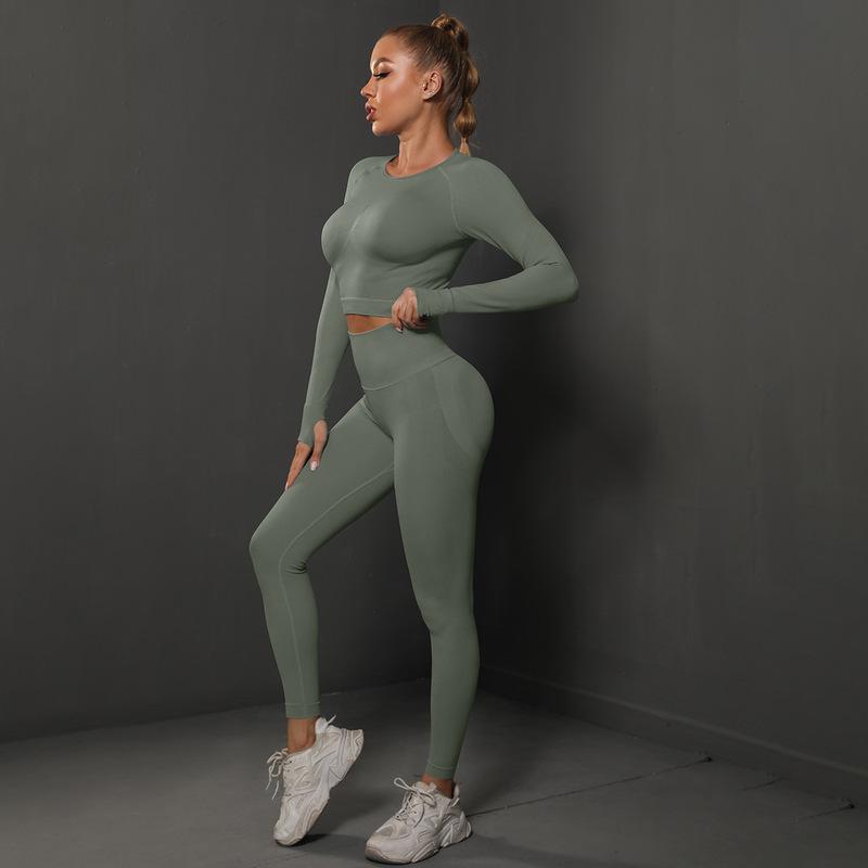 Seamless Yoga Pants with Long Sleeve