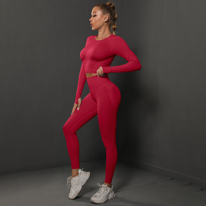 Seamless Yoga Pants with Long Sleeve