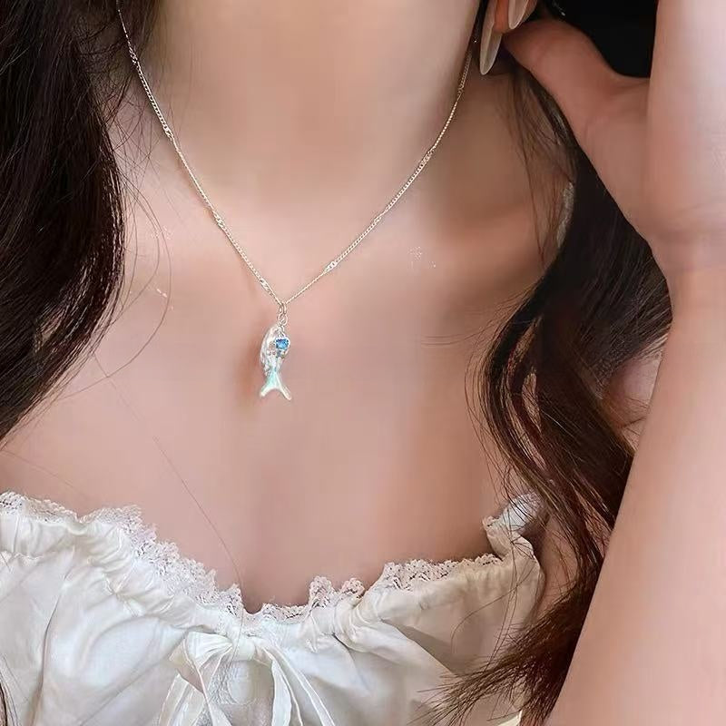 Seaside Shell Starfish Pendant Necklace