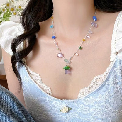 Seaside Shell Starfish Pendant Necklace