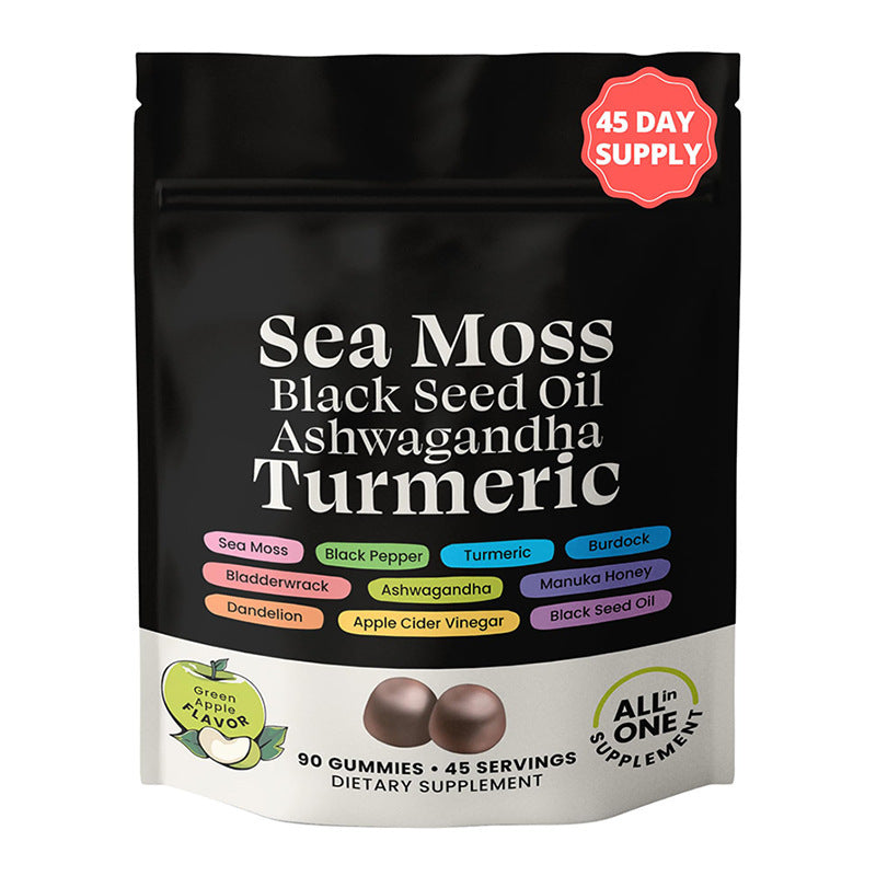 Seaweed gummy candy