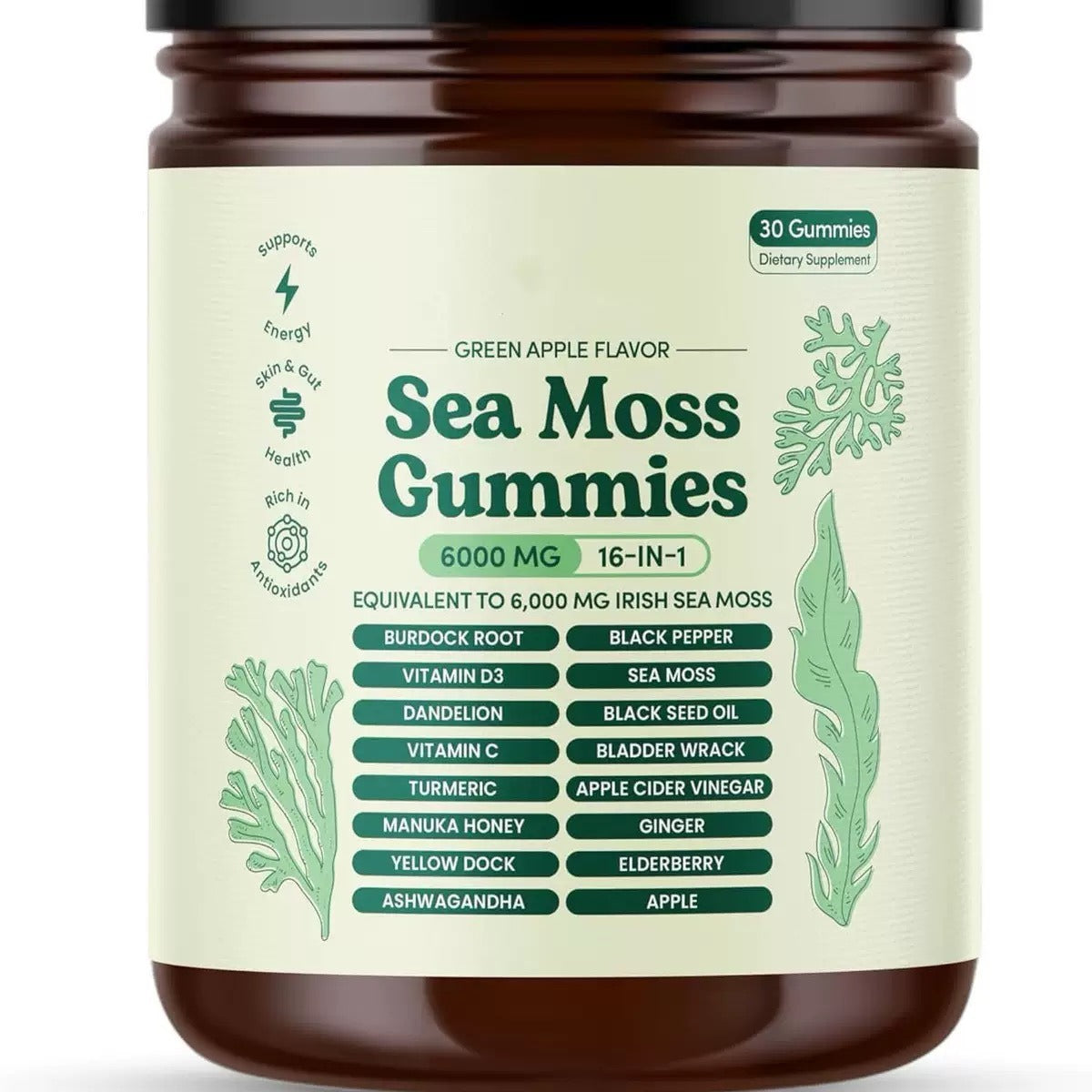 Seaweed Immunity Gummies with Black Seed Oil
