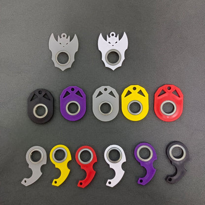 Second generation rotating keychain gyroscope