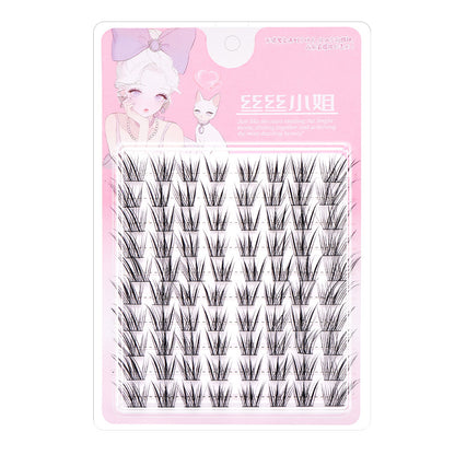 Sectioned false eyelashes