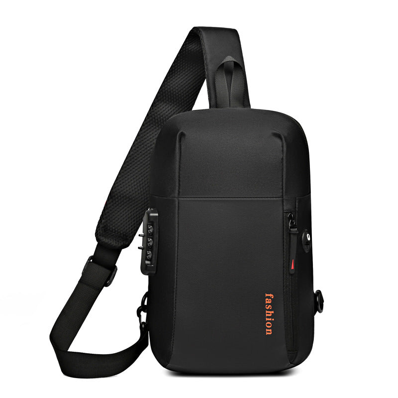 Secure Anti-Theft Mens Crossbody Chest Bag