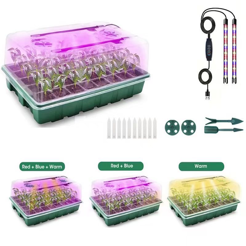 Seedling pots and seedling lamps